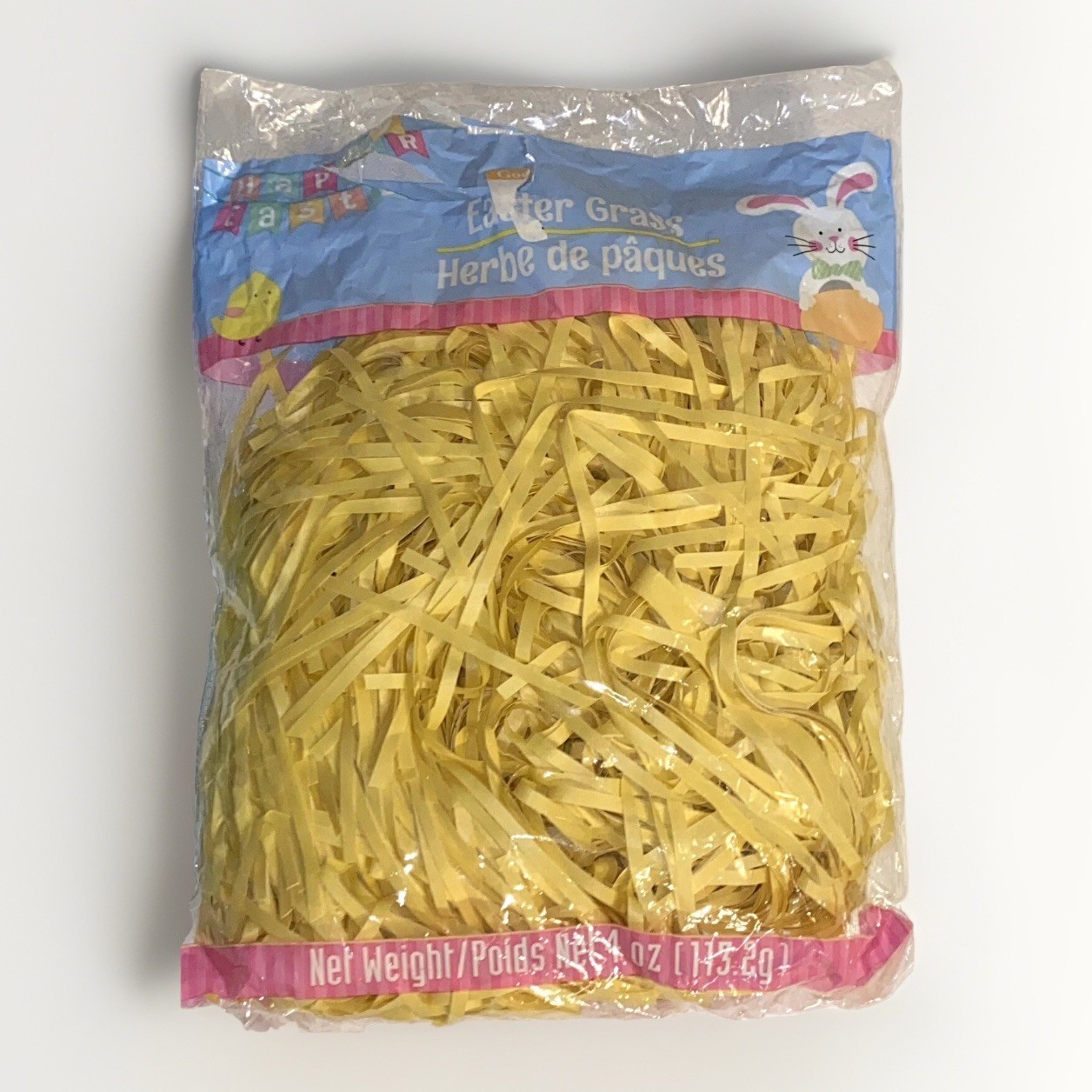 NEW 2 Packs Of Green & Yellow Grass For Easter Baskets Or Gift Box Filler