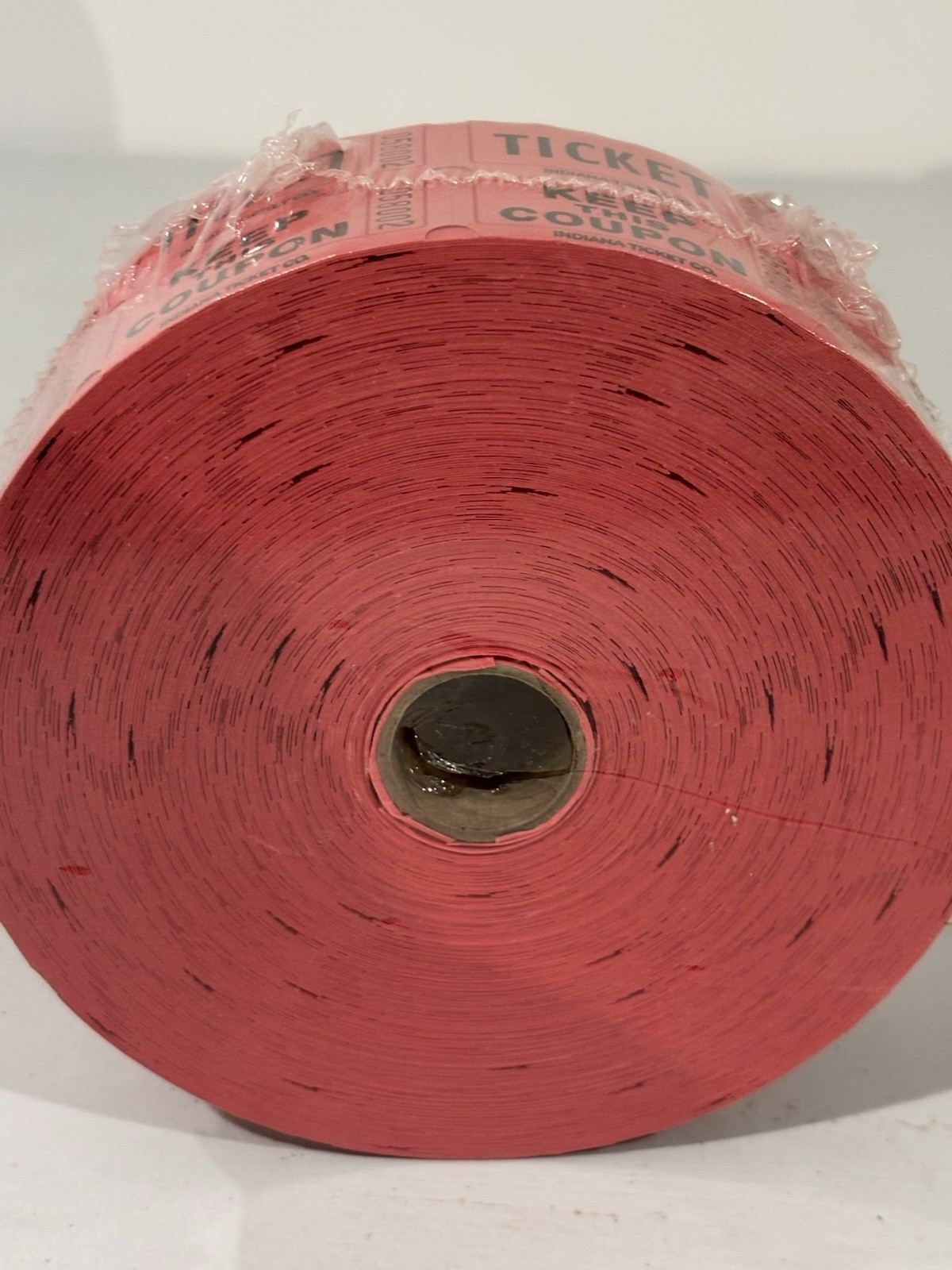 Raffle Tickets Roll of 2000 Double Stub 50/50 Fund Raiser Events FREE SHIPPING