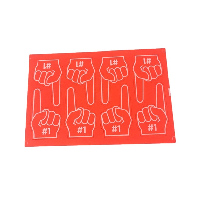 5 Pcs/Set EVA Foam Fingers Red Blue Cheering Gloves for Local Sport Events Games