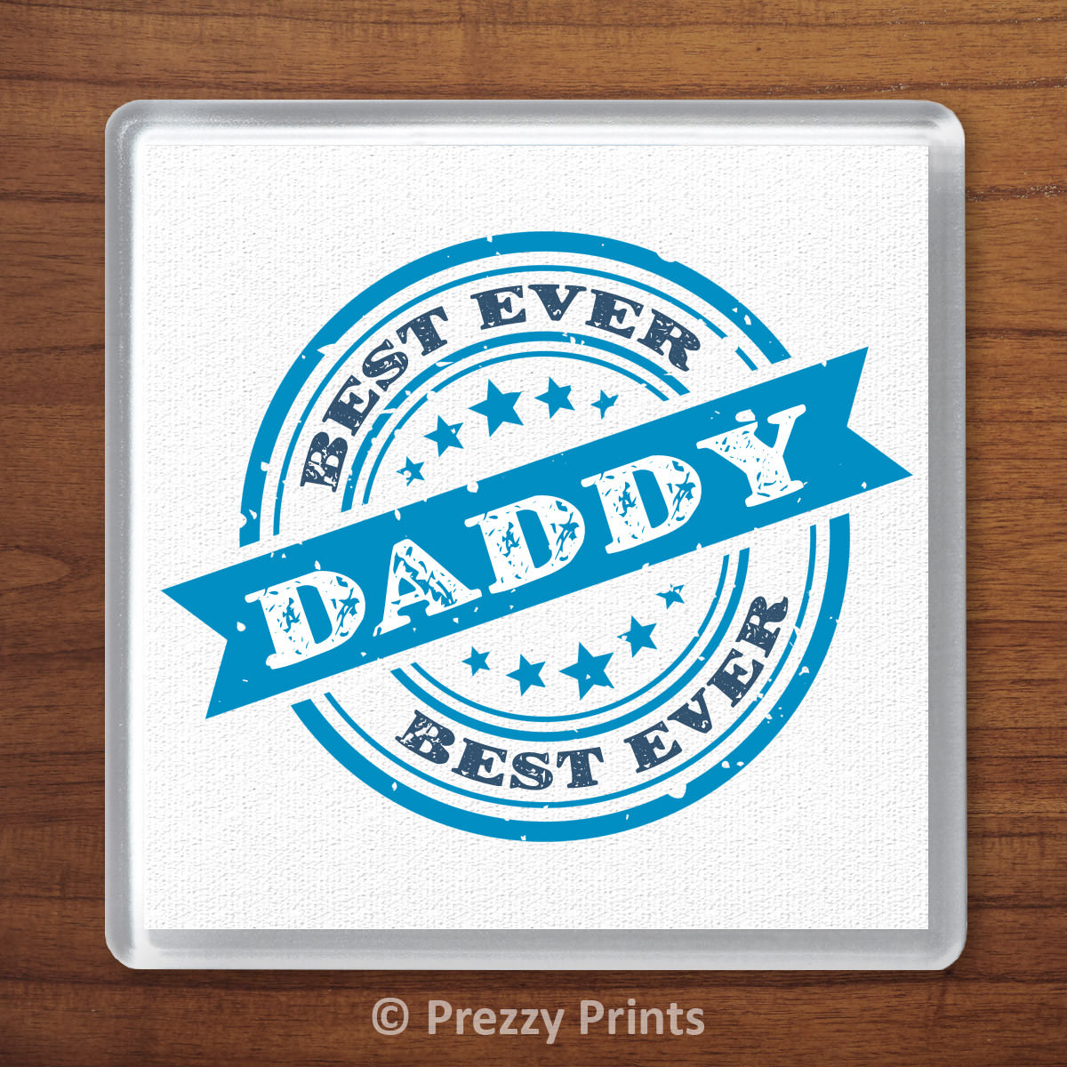 Fathers Day Gift Best Ever Daddy Drinks Coaster Seal For Dad Birthday Xmas