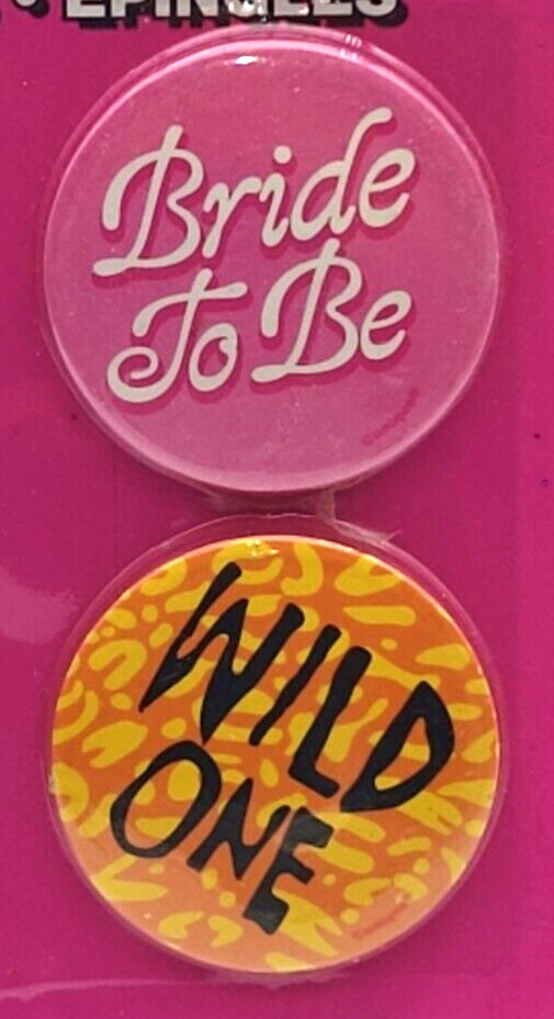 Vtg 4 Pack Bride To Be Bridal Shower Bachelorette Pins Buttons