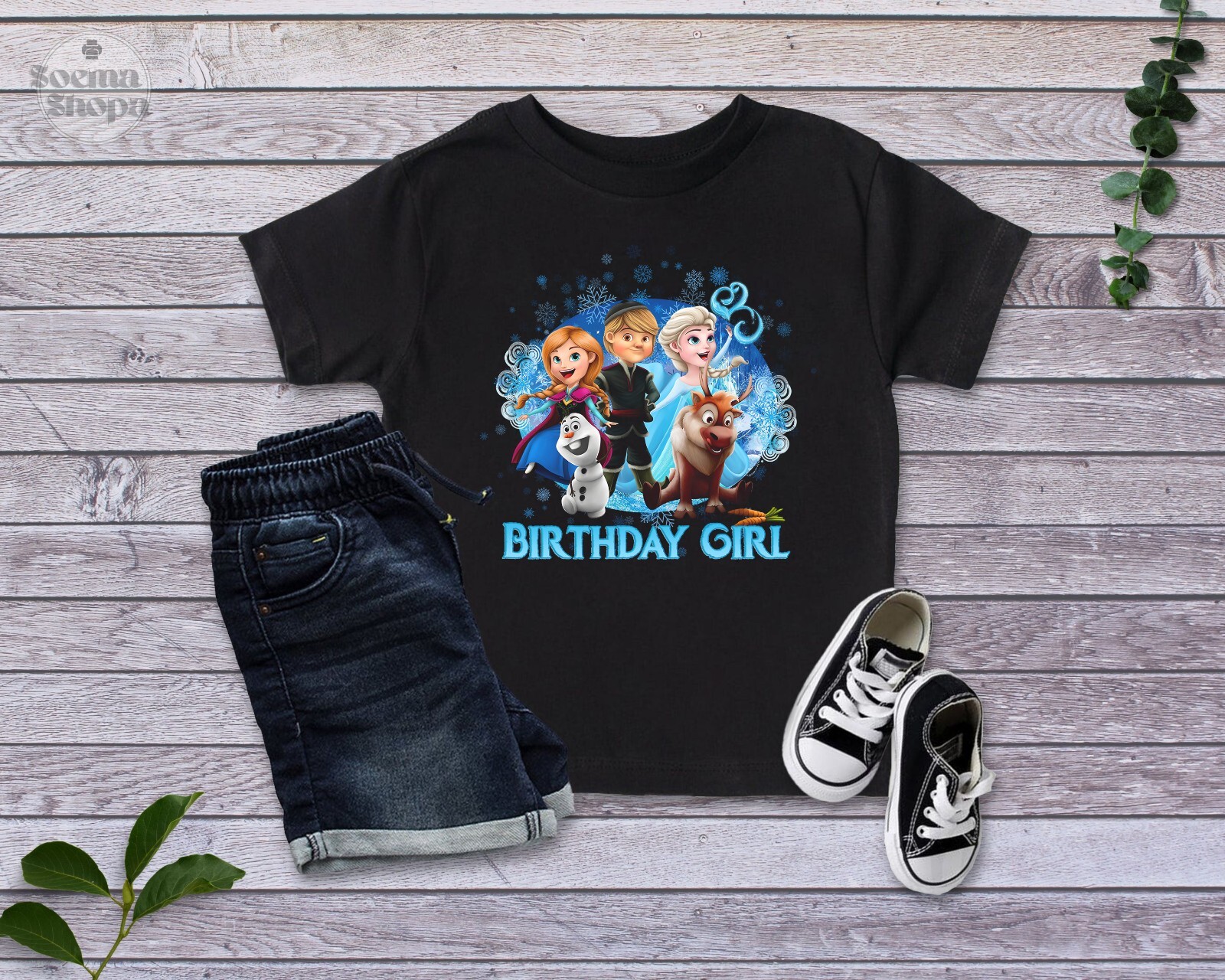PNG Birthday Shirt, Princess Party, Family Birthday Shirt