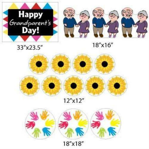 Happy Grandparent’s Day (Light Skin Tone) Yard Decorations 16 piece set