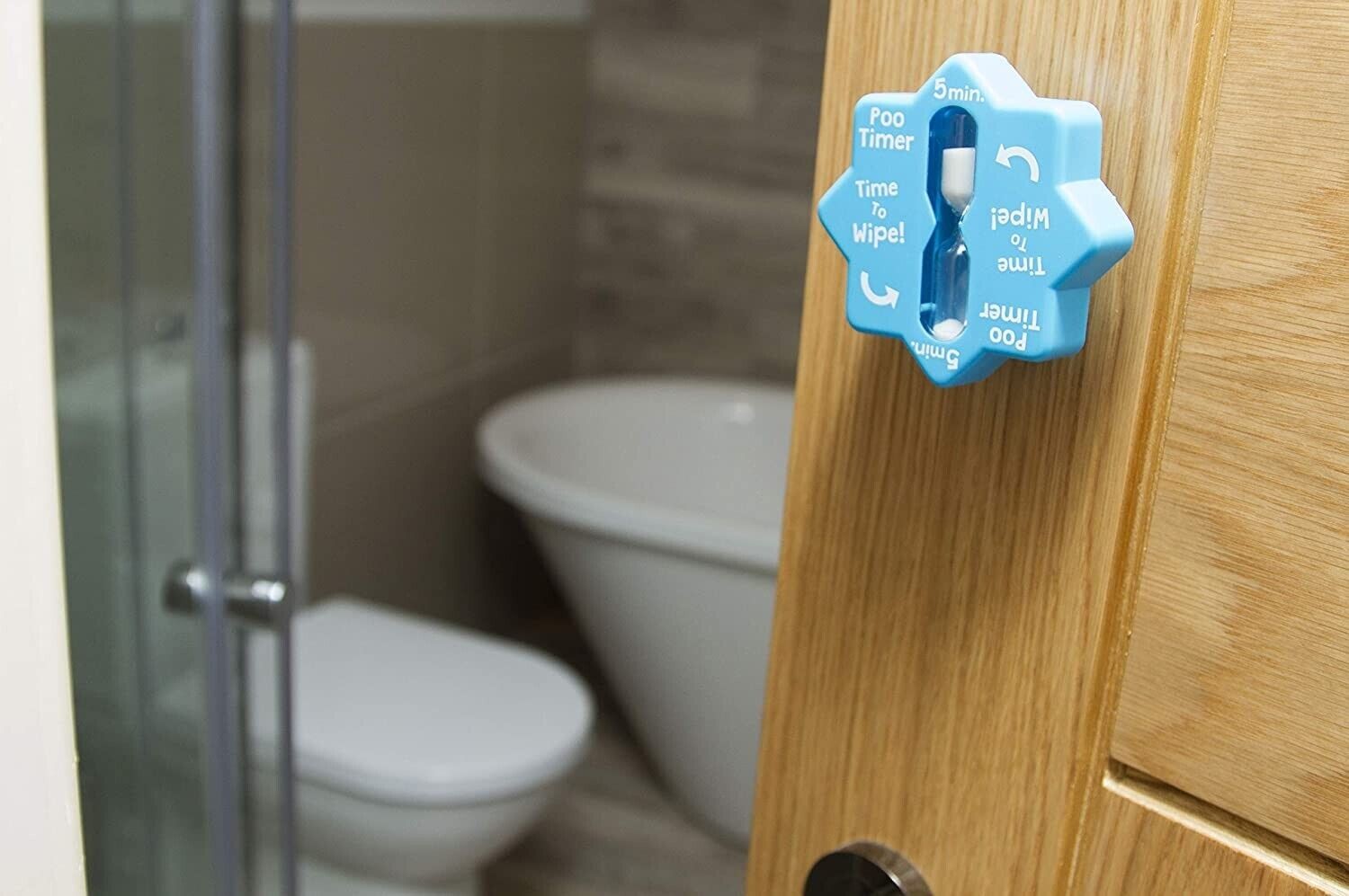 Poo Timer – Bathroom Potty Poop Clock Gag Joke Prank Birthday, Christmas, Secret