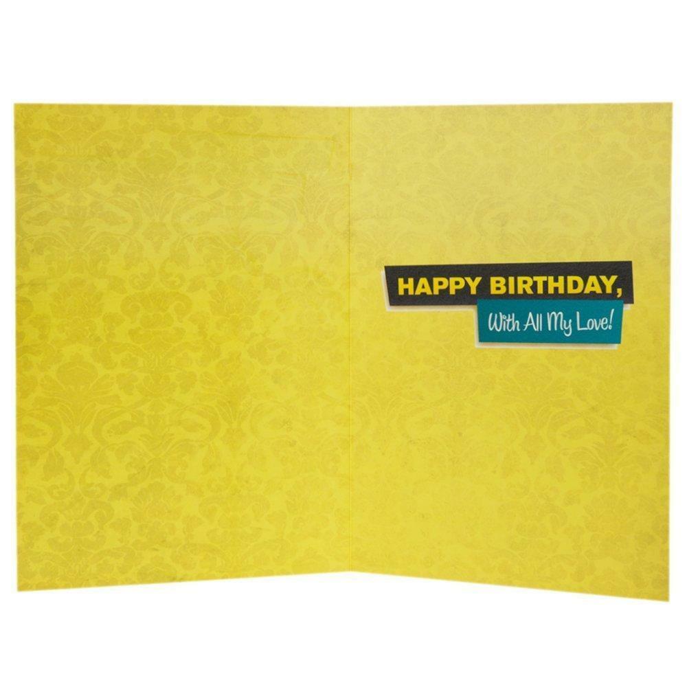 Hallmark Birthday Card For Husband ‘What She Loved Most’ – Medium