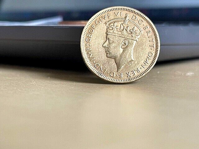 West Africa 1942 one shilling coin