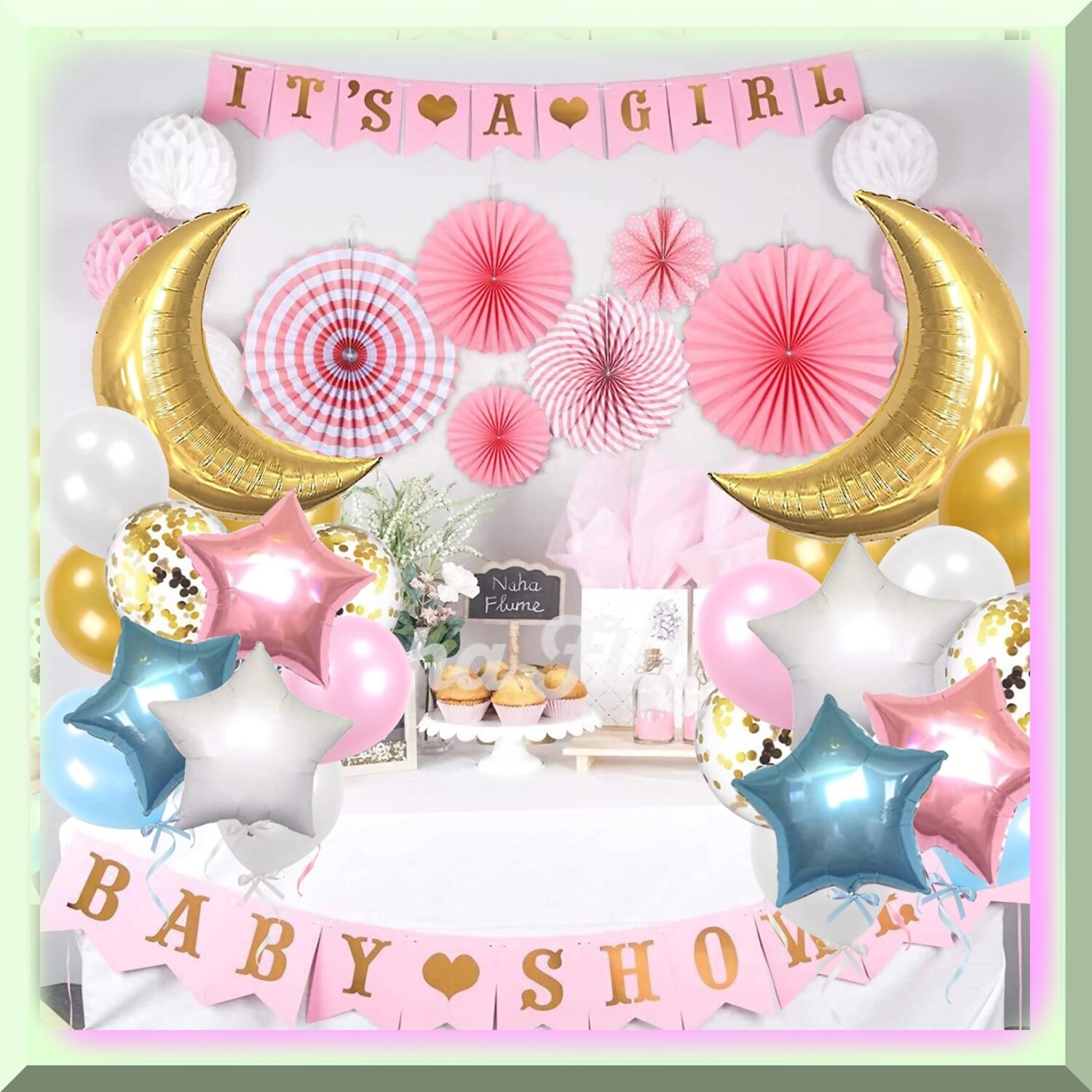 Baby Shower and Gender Reveal Balloon Bouquet