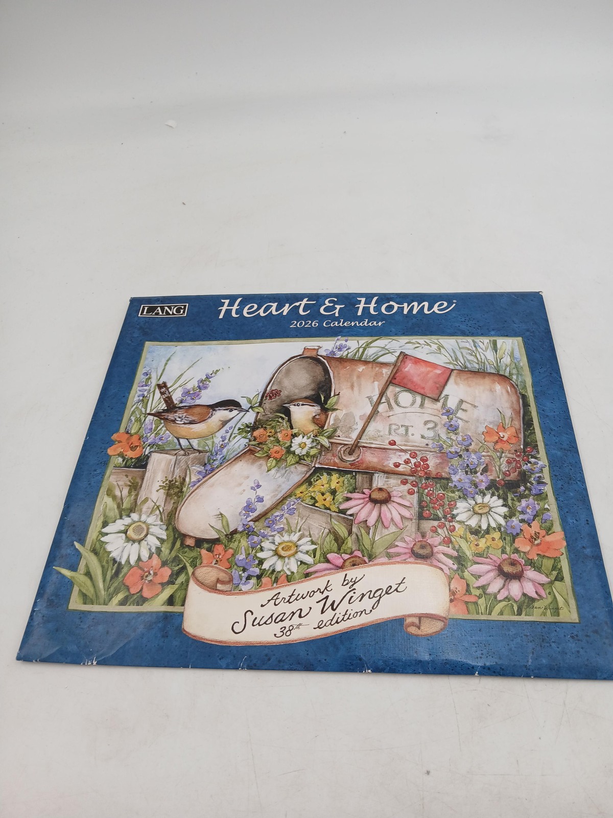 LANG Heart & Home 2026 Wall Calendar Susan Winget Artwork Floral Multicolor