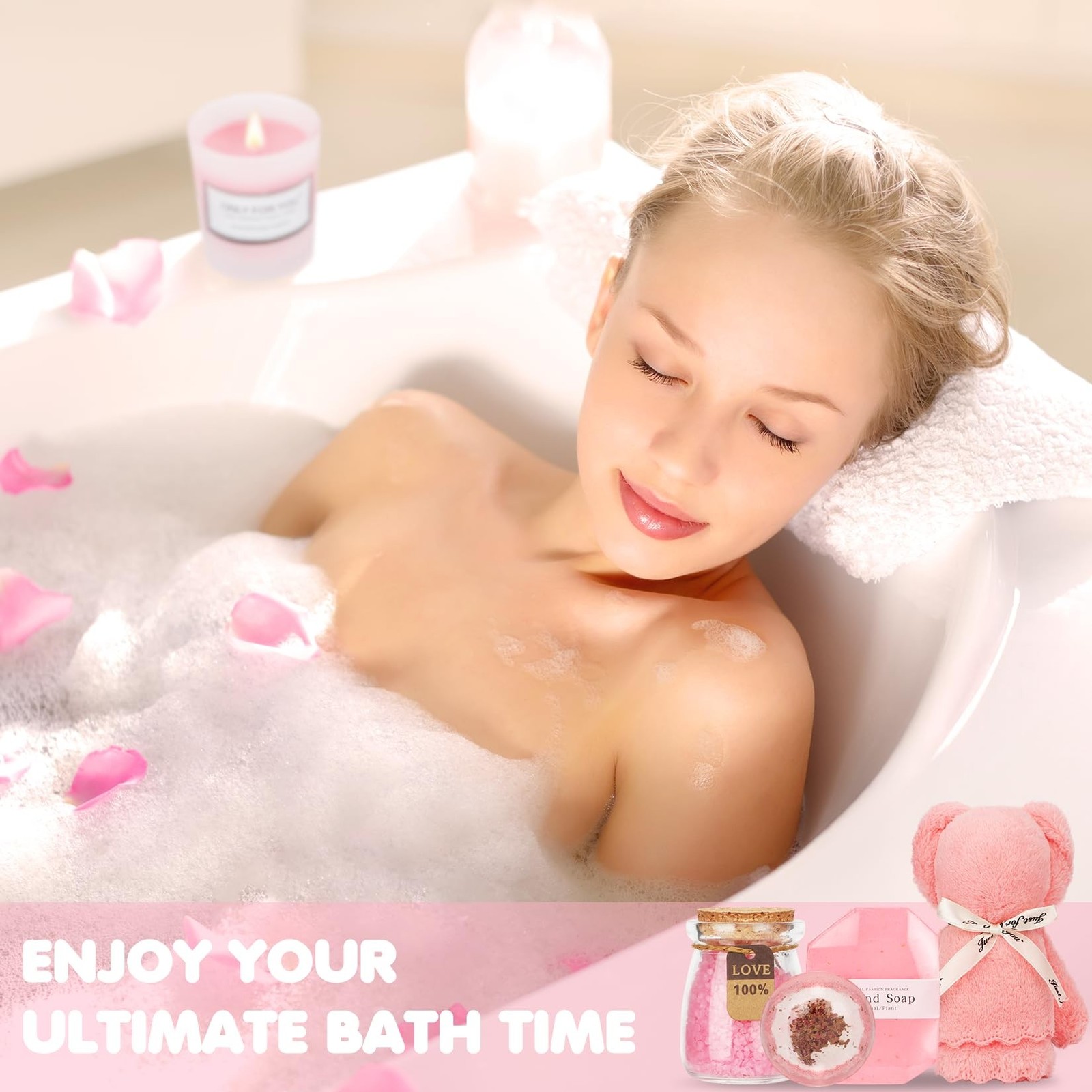 Birthday and Get Well Gifts for Women – Relaxing Spa Care Package With Luxury…