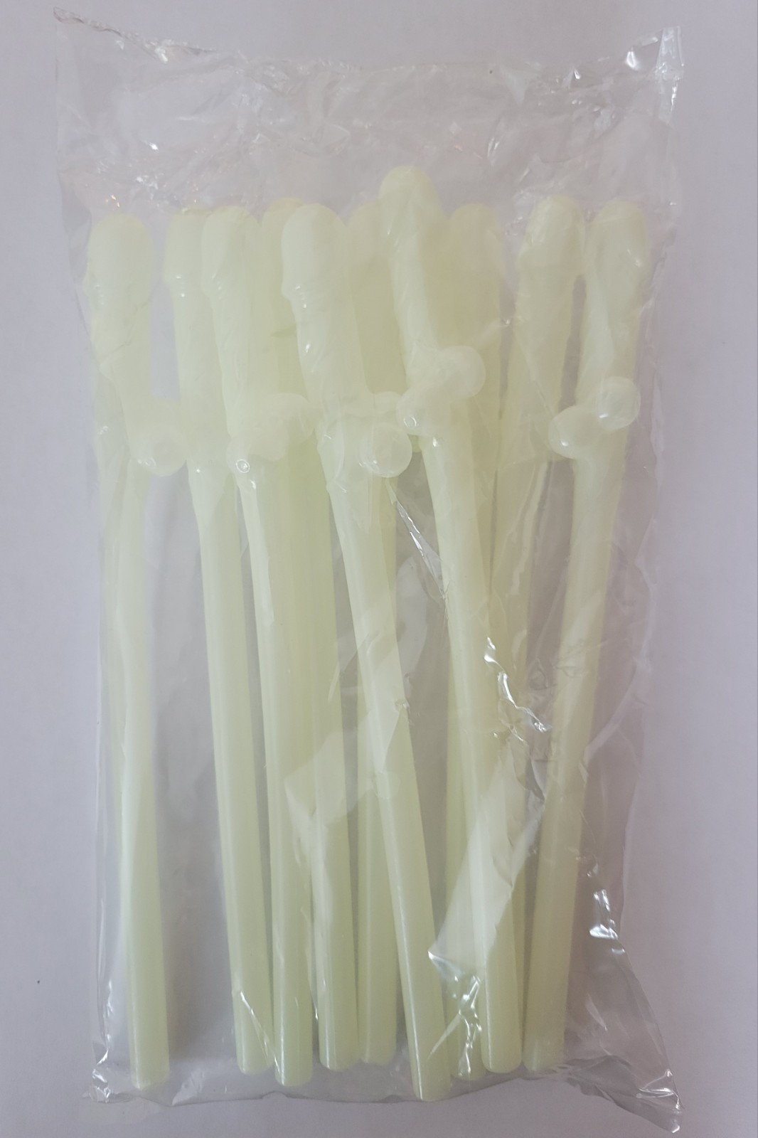 Dicky Sipping Straws 10pk Bachelorette Party Favors Glow In The Dark New Sealed