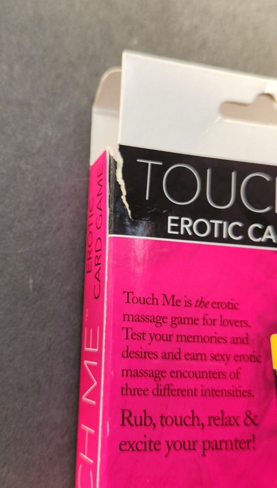 Touch Me Erotic Massage Couples Card Game