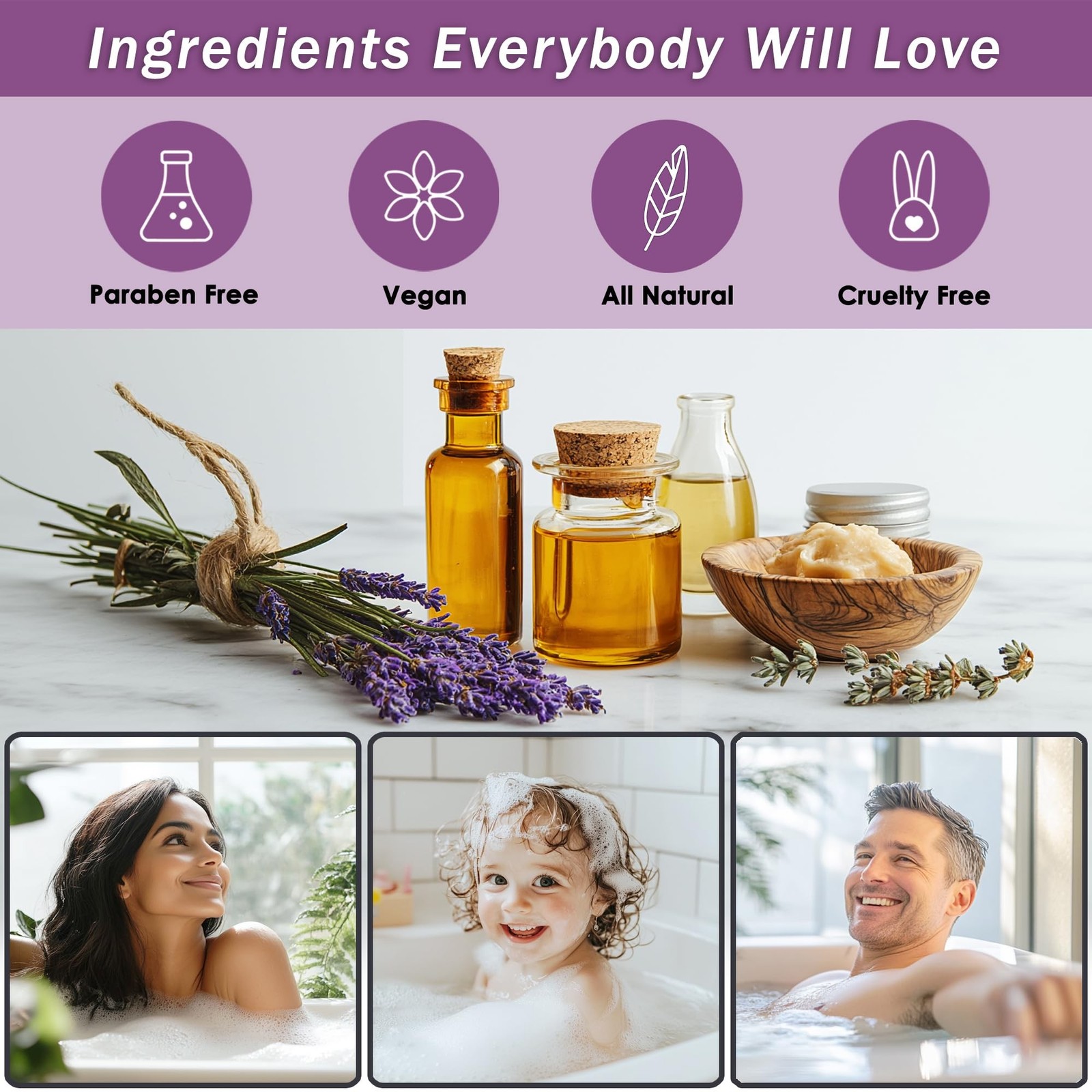 Bath Spa Gift Sets – Luxury Basket With Honey & Lavender – Spa Kit … Fast Ship