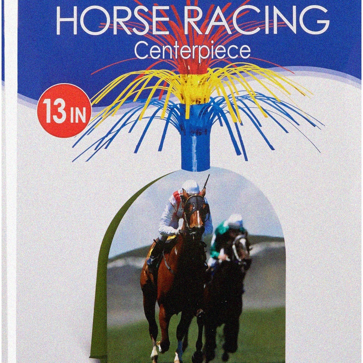 Derby Day Horse Racing Tabletop Centerpiece