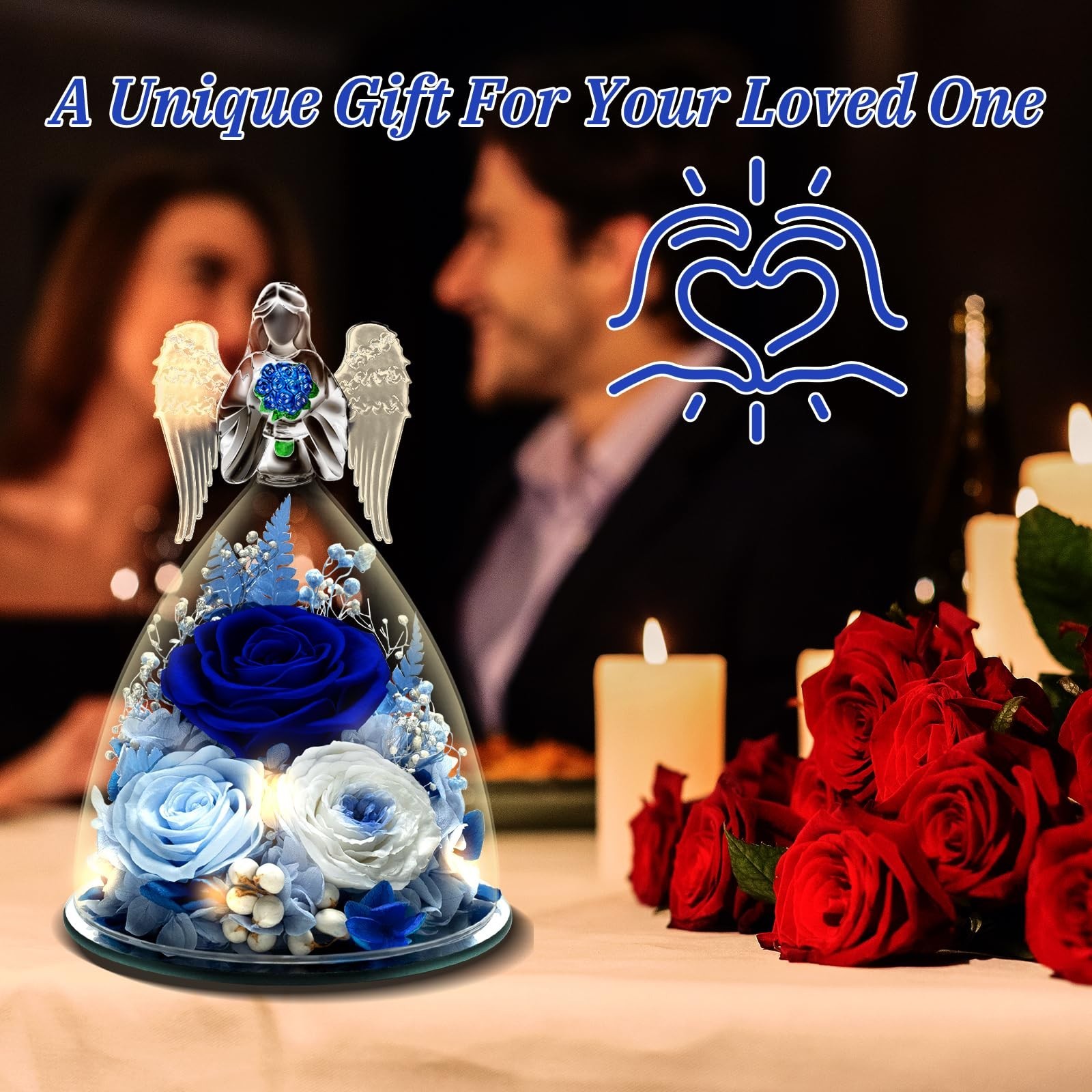 Mothers Day Flowers Roses Gifts for mom, Preserved Rose in Glass – Forever Fl…