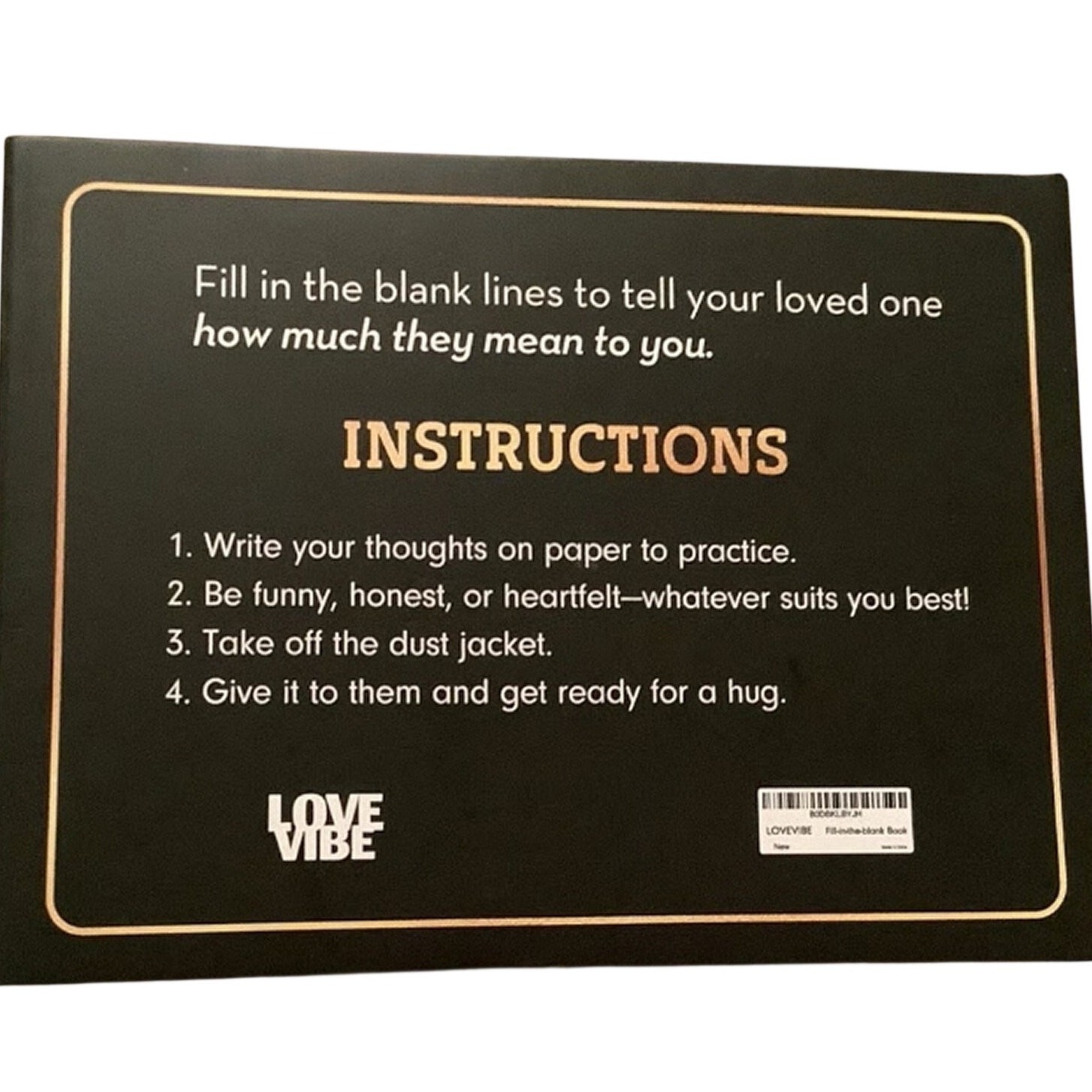 What I Love About You Fill‑In‑The‑Blank Book – Couples, Mother, Father & Others
