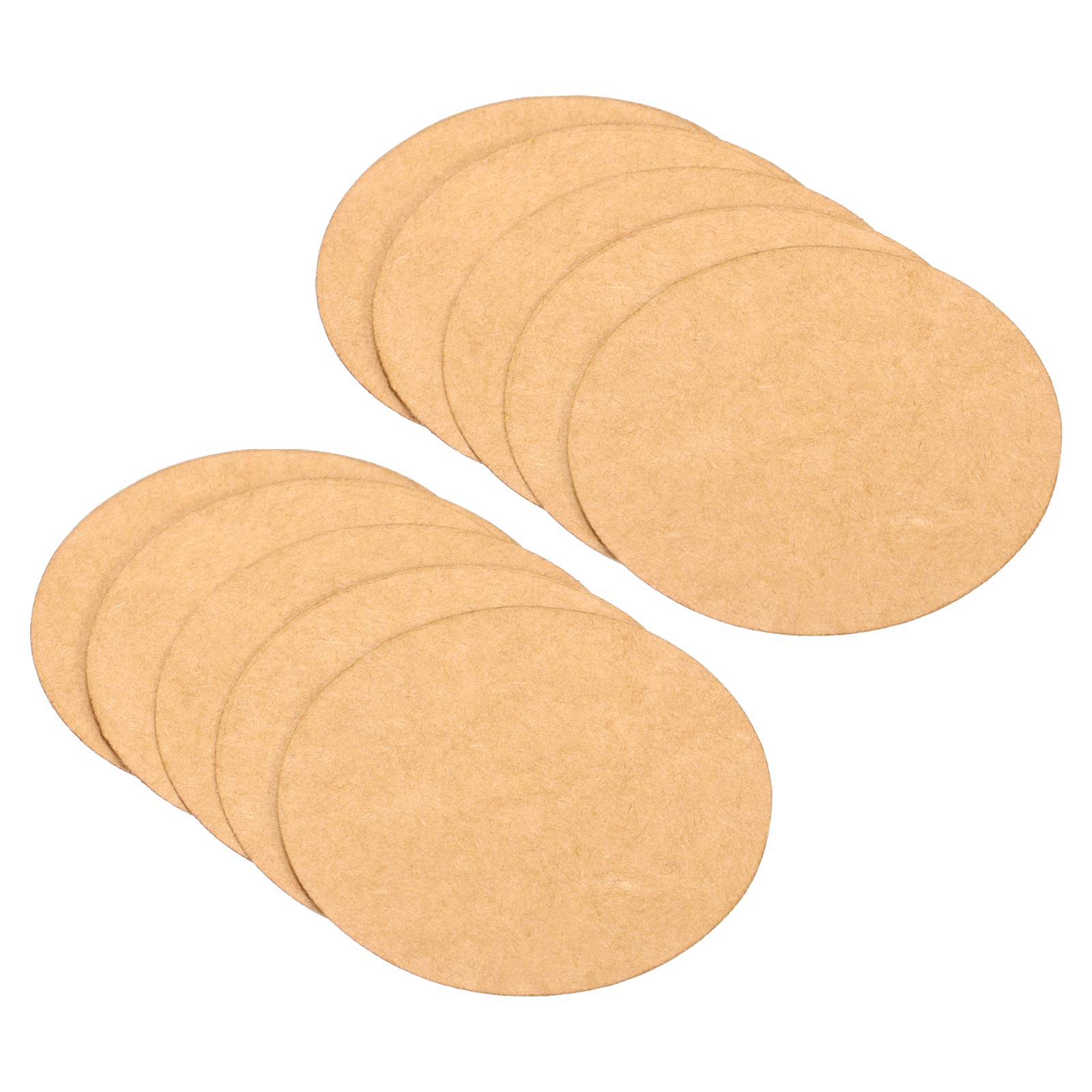 3-inch Round Cardboard Paper 50Pcs, Blank Circles for DIY Craft Arts Brown