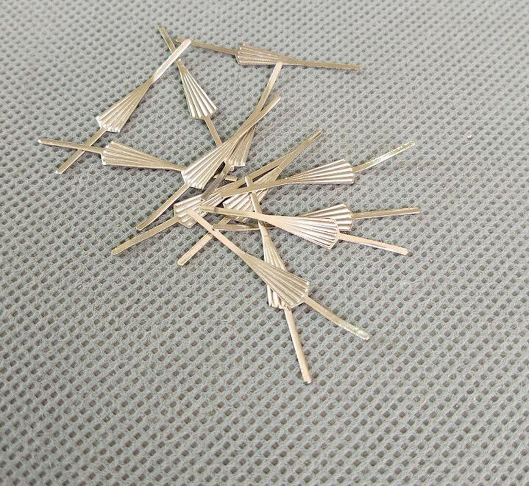 150Pcs 34/46mm Chandelier Lamp Part Crystal Prism Bead Connector Boetie Pins DIY