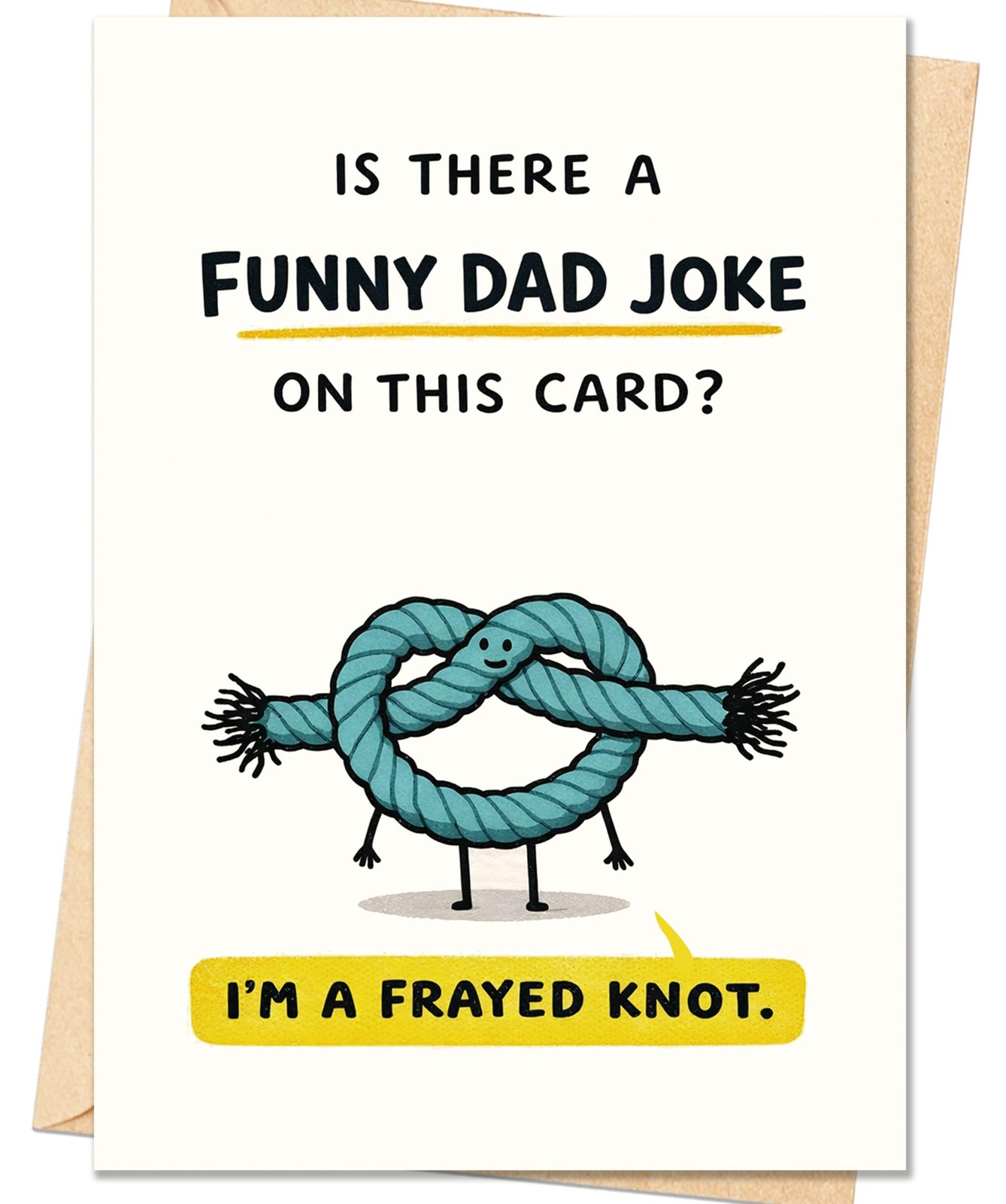IDU Fathers Day Card, Funny 7 x 5 inches / 17.78 x 12.70 cm, ZN-523