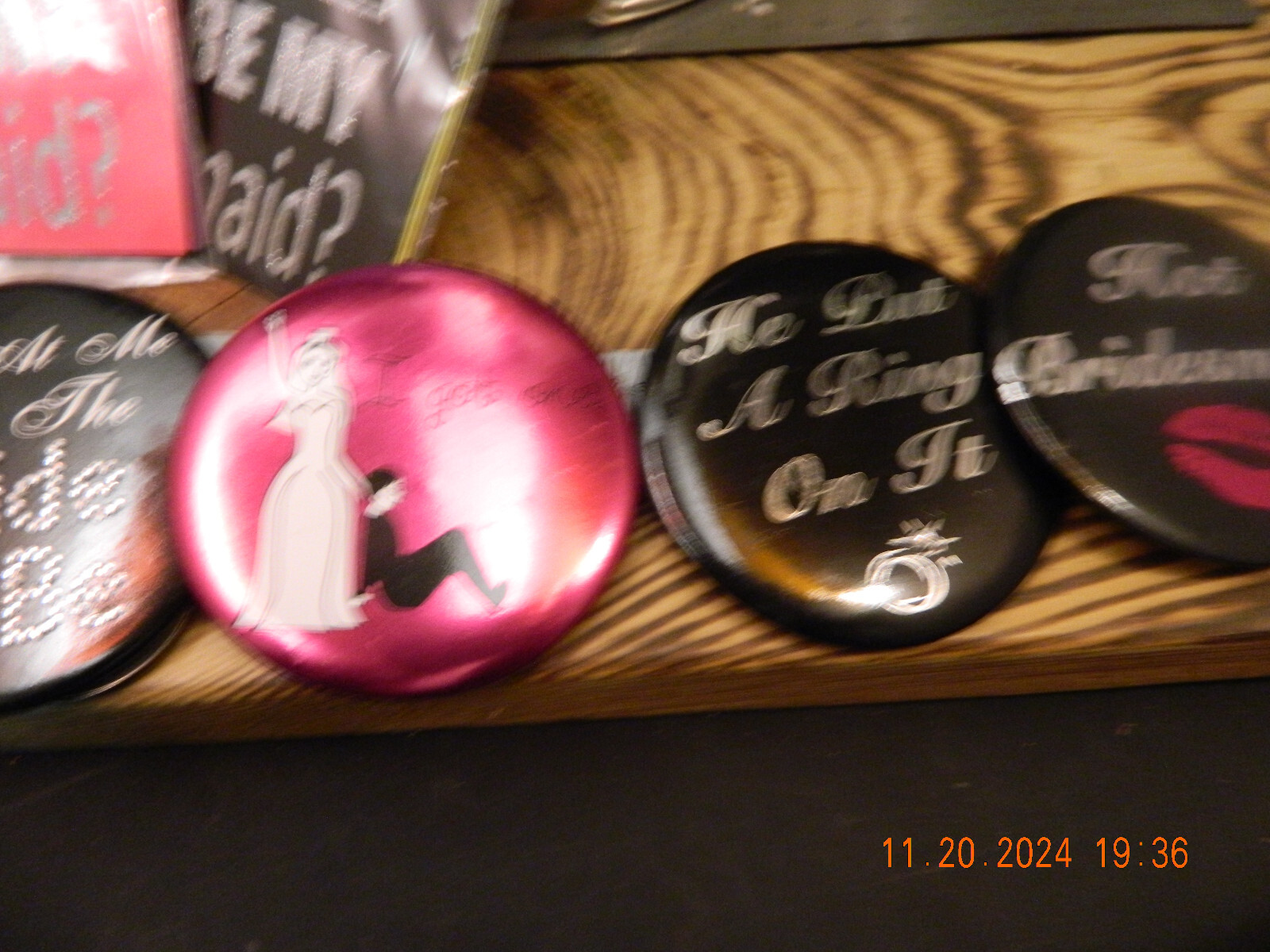 Lot of Bachelorette Party Accessories Game Sashes Key Chain Bling Drinker Labels
