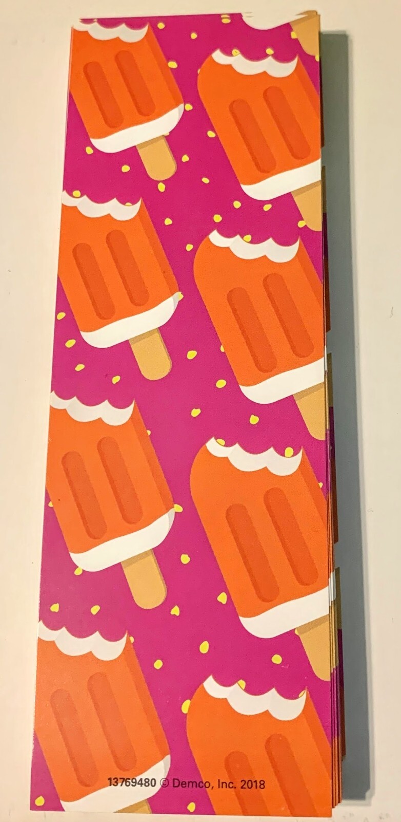 NEW! 52 ICE CREAM DESIGN BOOKMARKS PARTY FAVORS CLASSROOM REWARDS CREAMSICE