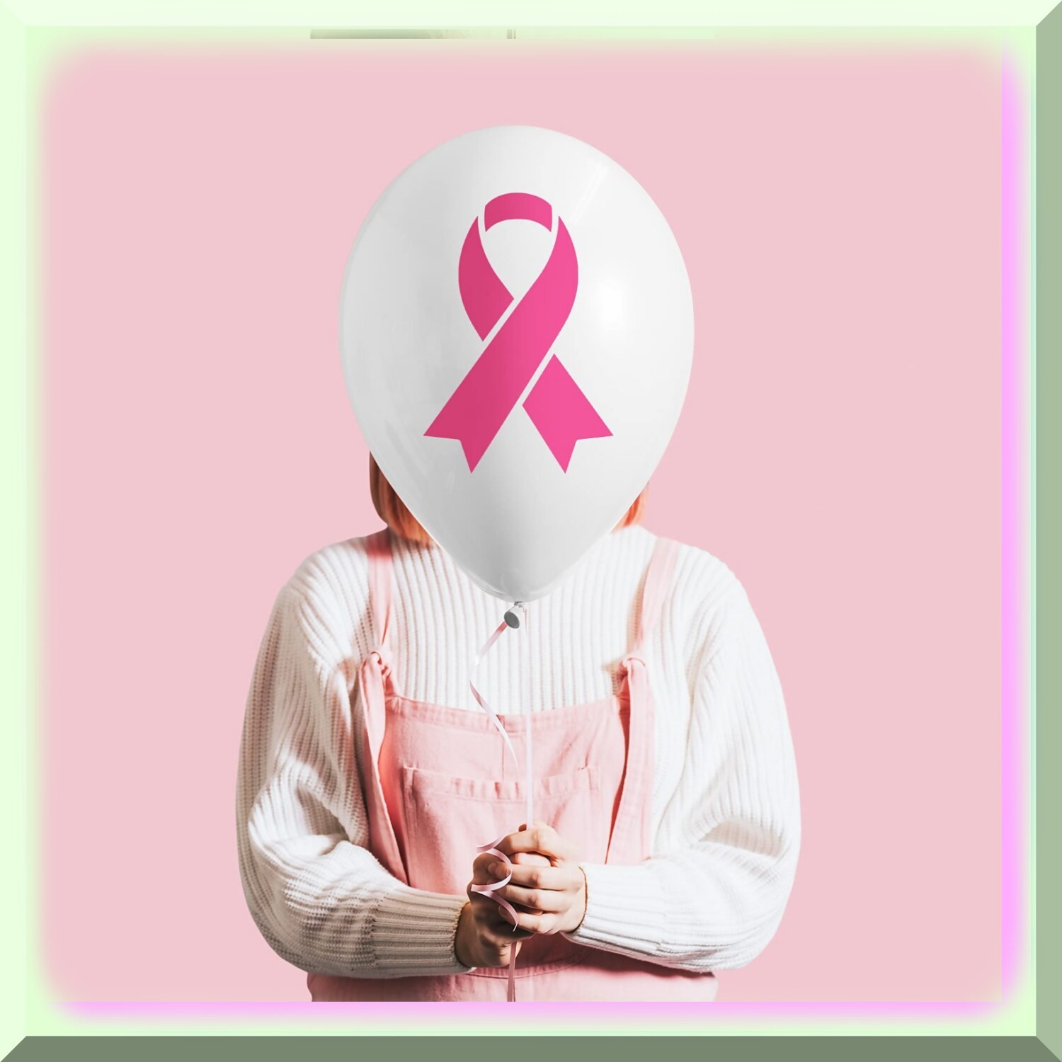 Pink Ribbon Breast Cancer Awareness Balloon Kit