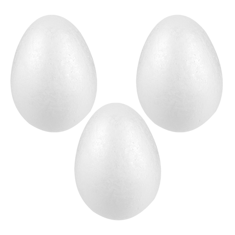 3 Pcs Halloween Christmas Holiday Crafts Diy Easter Egg Foam Eggs