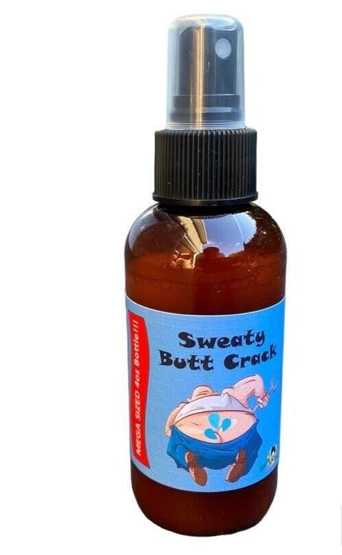 SWEATY BUTT CRACK MEGA 4OZ SIZE LIQUID BOTTLE – Disgusting Ass Fart GaG Prank
