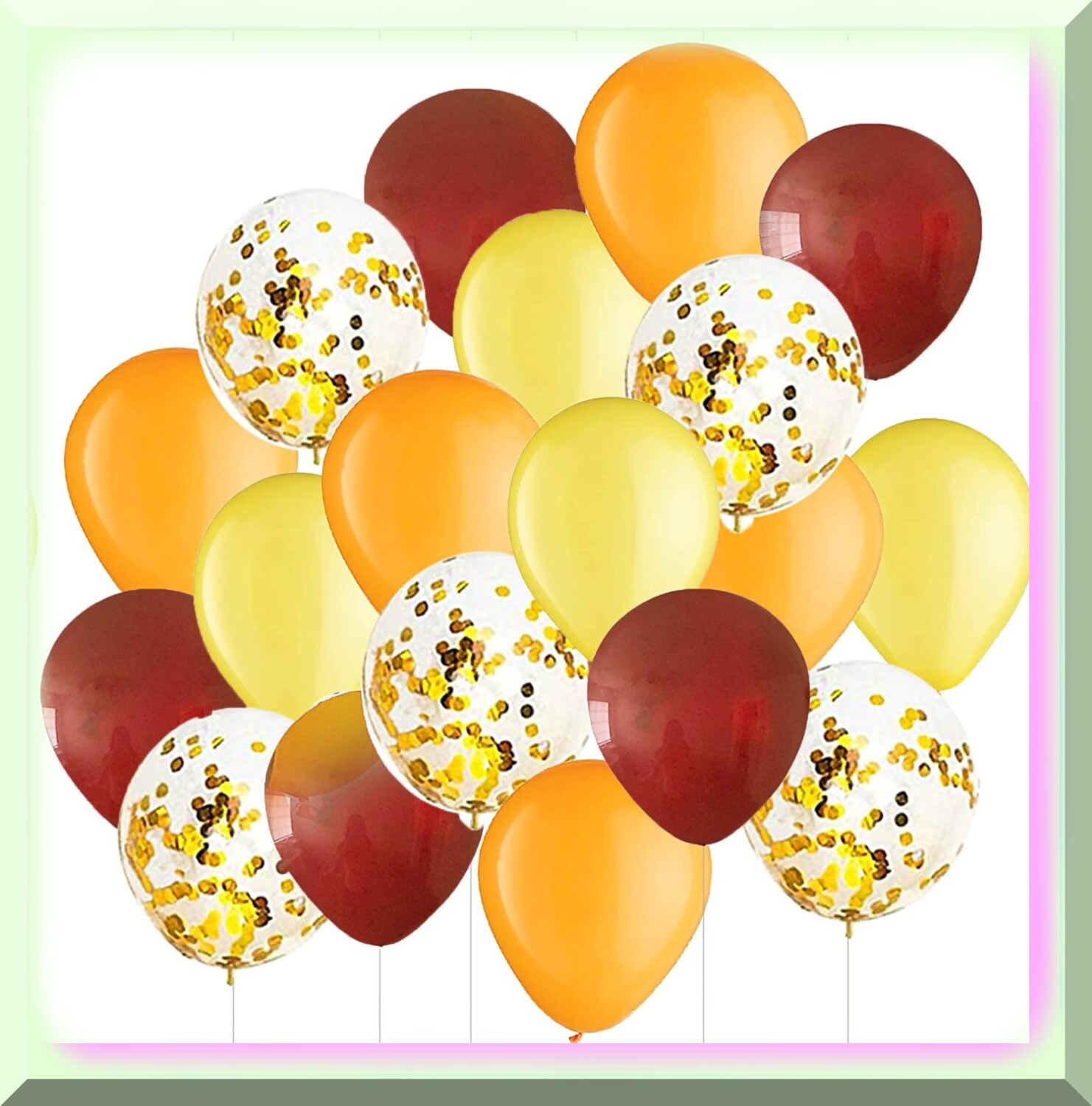 Autumn Fall Decor Burgundy Orange for Events