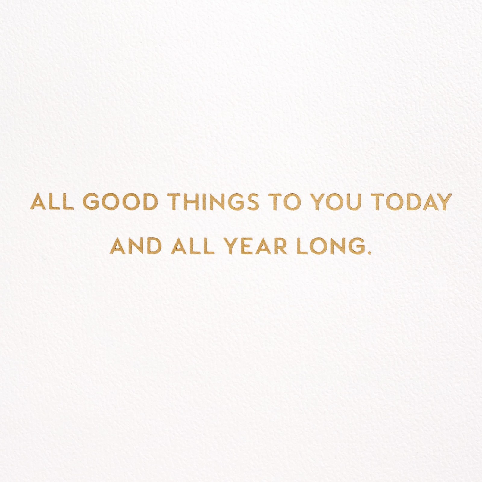Hallmark Signature 5 inches x 7.2 inches, All Good Things Year Long