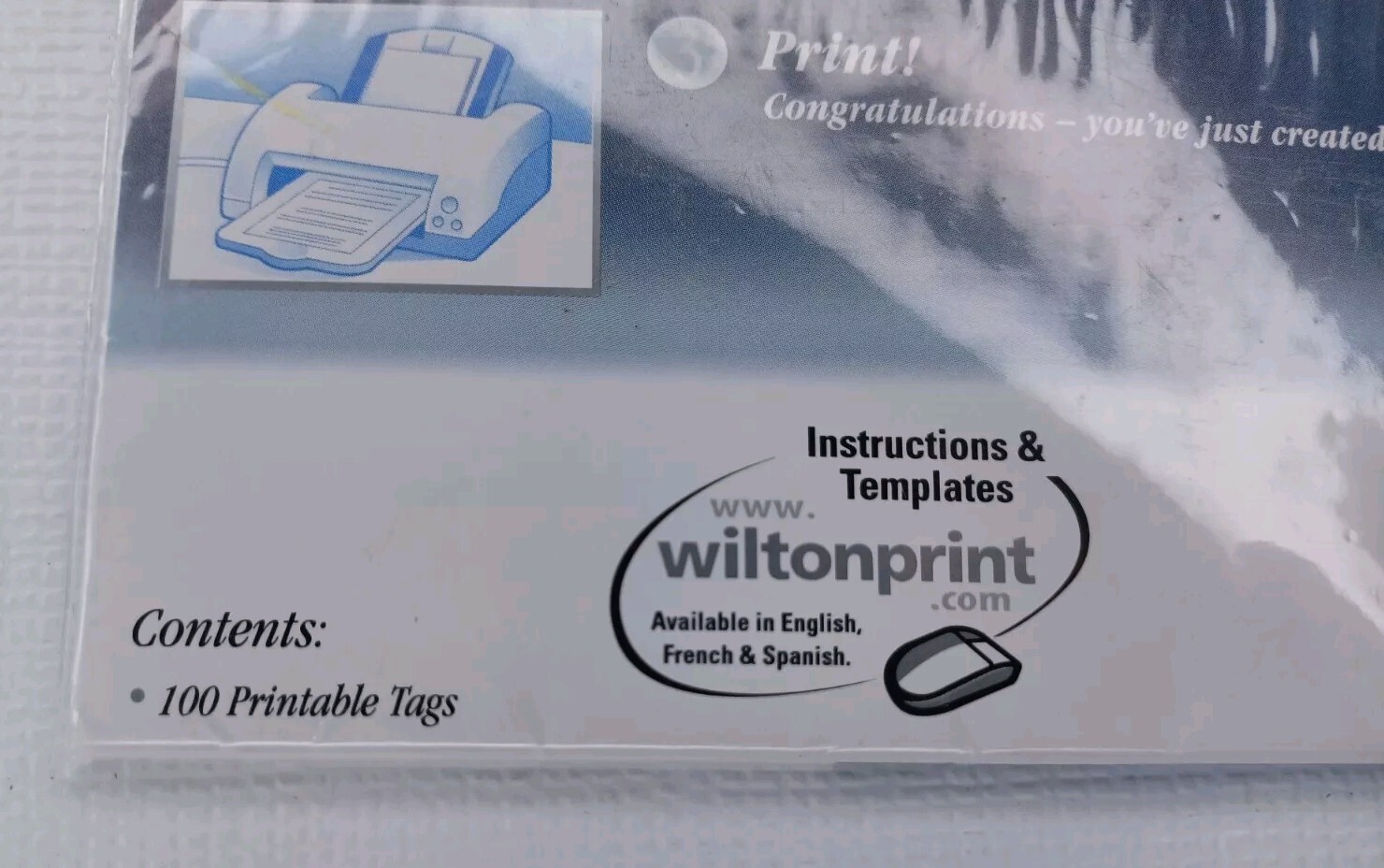 Wilton Printable Tags 100 Paper Tags Print Create Custom Wedding Favor Tags