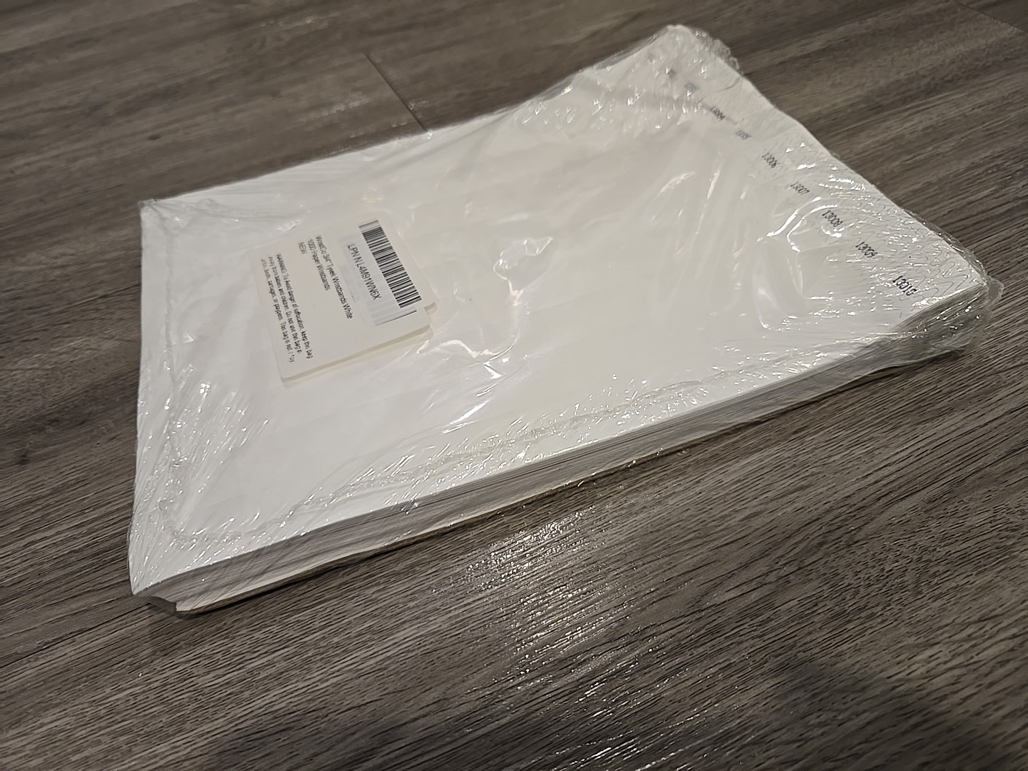 NEW SEALED PACKAGE TYVEK NUMBERED FOR EVENTS 1000 3/4″ WHITE PAPER WRISTBANDS