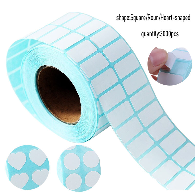 3000PCS Classification Storage Distinguish White Label Stickers ﻿