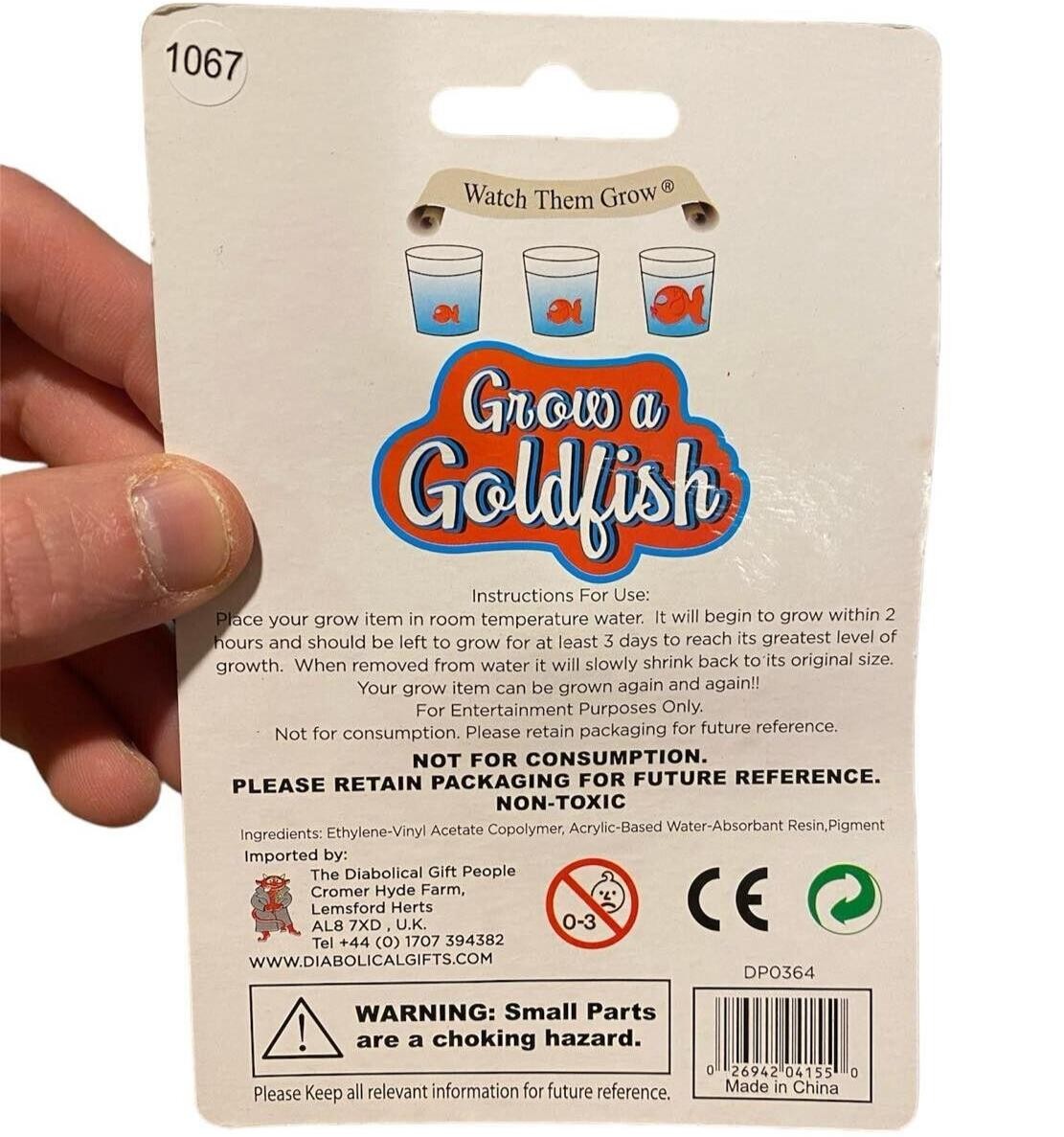 Grow Your Own Goldfish – No Maintenance Required! Funny Gag Prank Joke Toy Gift