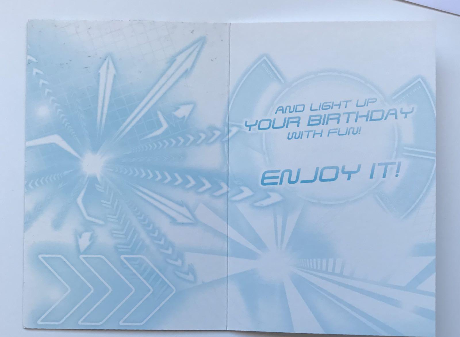 Disney Cars Take The Lead, Birthday Boy! Birthday Colourful Card New Gift