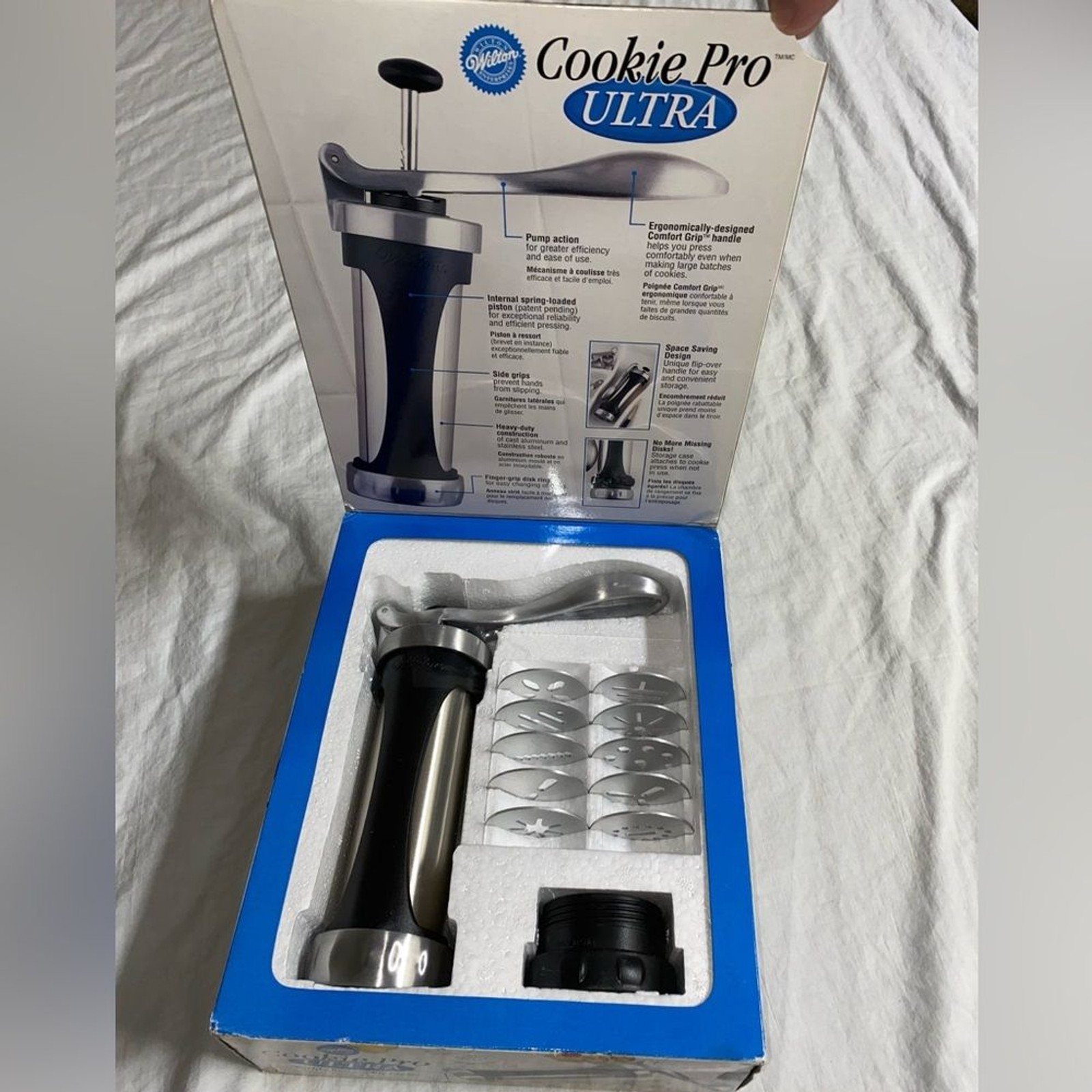 *3 Wilton Cookie Pro ULTRA cookie press, a baking tool for cookies & more new