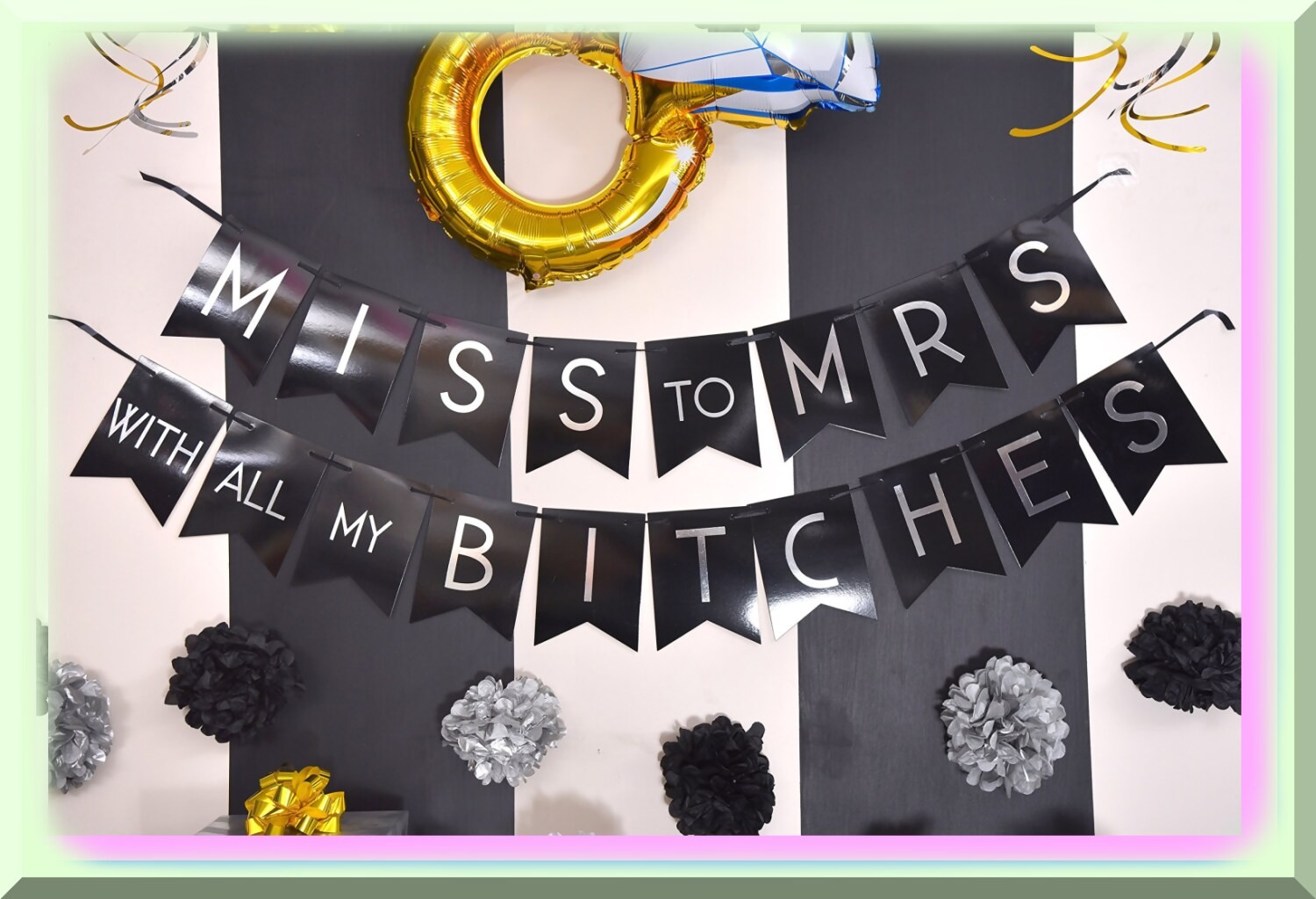 Bachelorette Party Decor and Supplies Kit