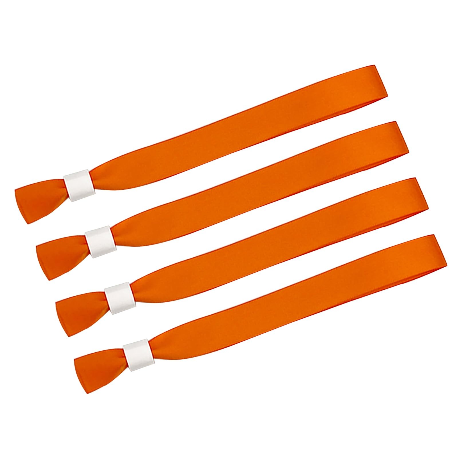 100 PCS Orange Event Wristbands Admission Party 13.7×0.59 Inch