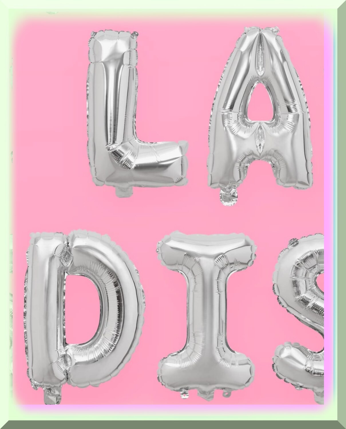 Silver Disco Balloons for Bachelorette Party