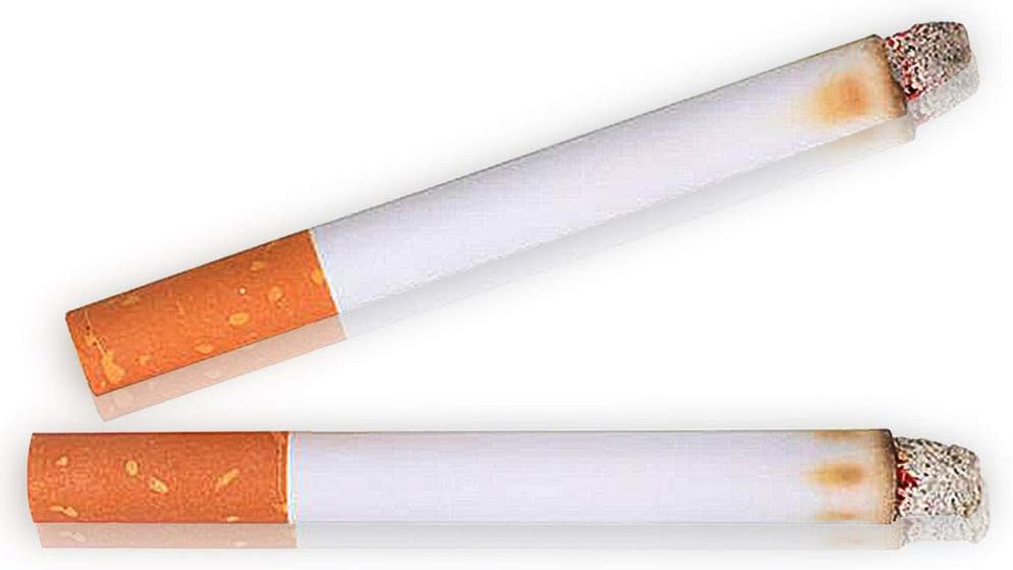 2 JOKE PUFF CIGARETTE – Fake Smoke Magic Trick Gag Prop Costume Accessory Toy
