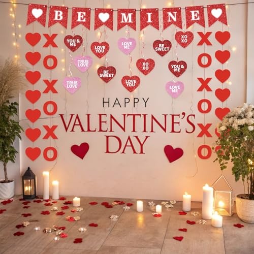 Valentines Day Decorations Valentine’s Day Be Mine Decorations Hanging Heart