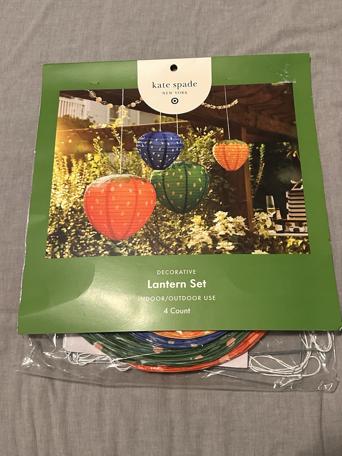 Kate Spade X Target New York Decorative Lantern Setof 4 Indoor/Outdoor Use New