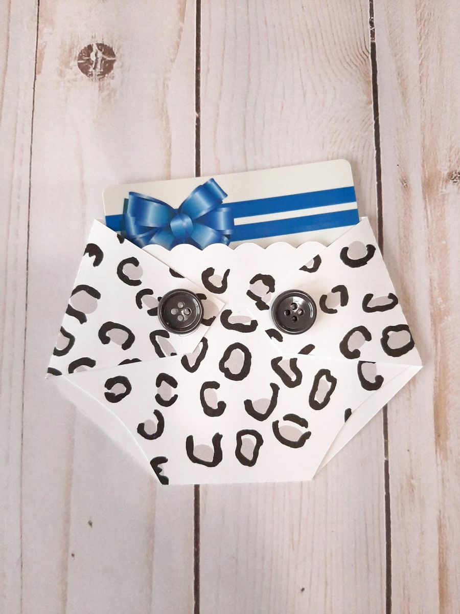 Baby Shower Gift Card Holder Game Prizes – Animal Prints