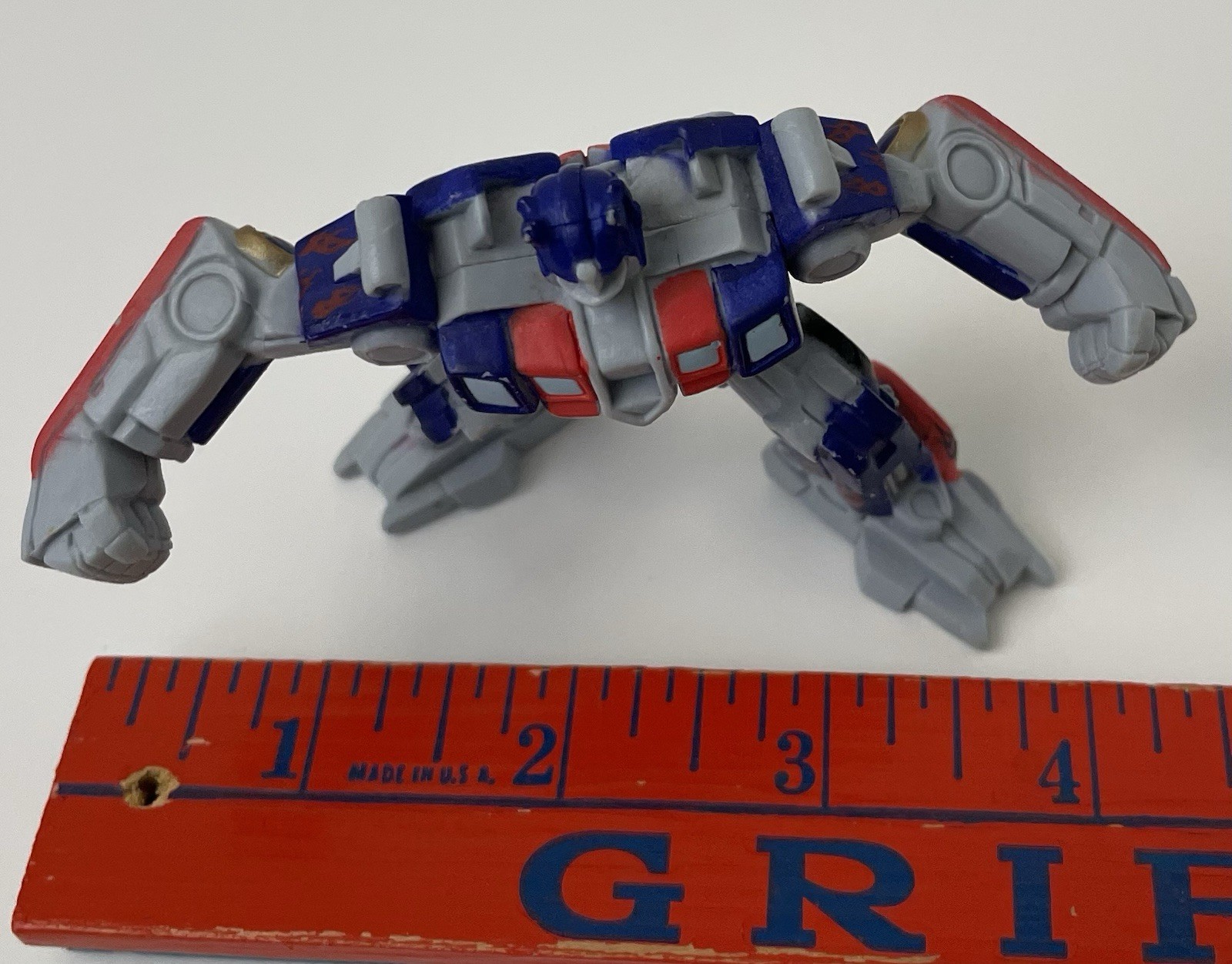 2009 Transformers Birthday Optimus Prime Bakery Craft Cake Topper 3 Inch Figure
