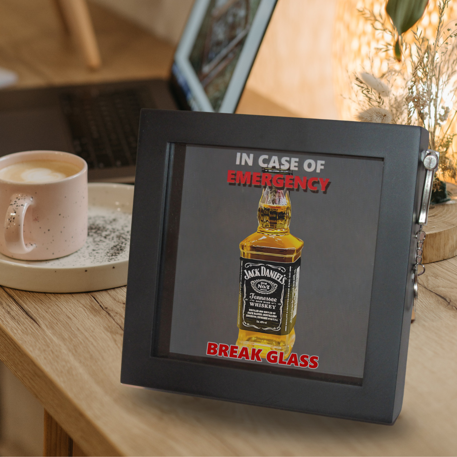 16th/18th/21st/30th/40th/50th BIRTHDAY GIFT Emergency Break Glass 3d Box Frame