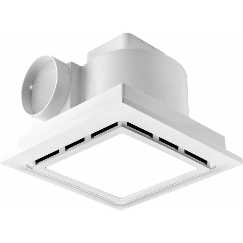 Bathroom Exhaust Fan with LED Light Ceiling Mount Ventilation Fan 118 CFM 1.0 So