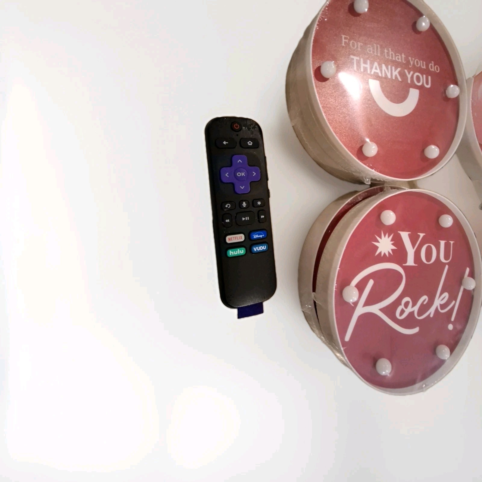 Set of Eight Employee Staff Appreciation Thank You Gifts Light-up Decorations