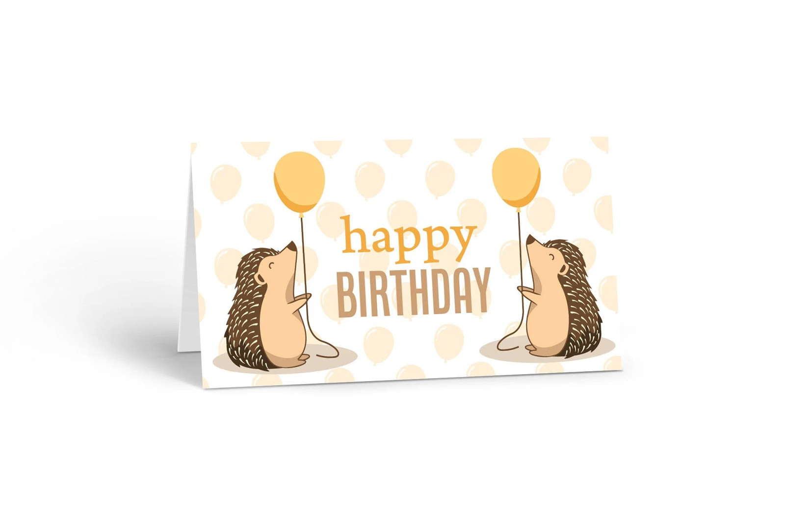Hedgehog Happy Birthday Place Cards – 25 Place Cards – Party Place Cards -B77571