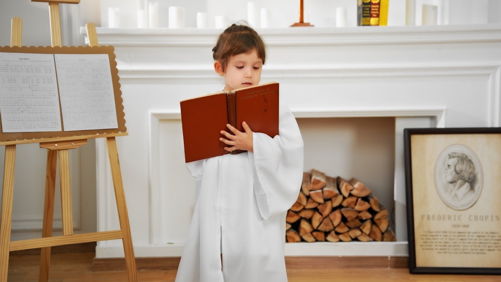 Kids Choir Robes Bulk White Graduation Gowns Unisex Matte Baptism Robes for Chur