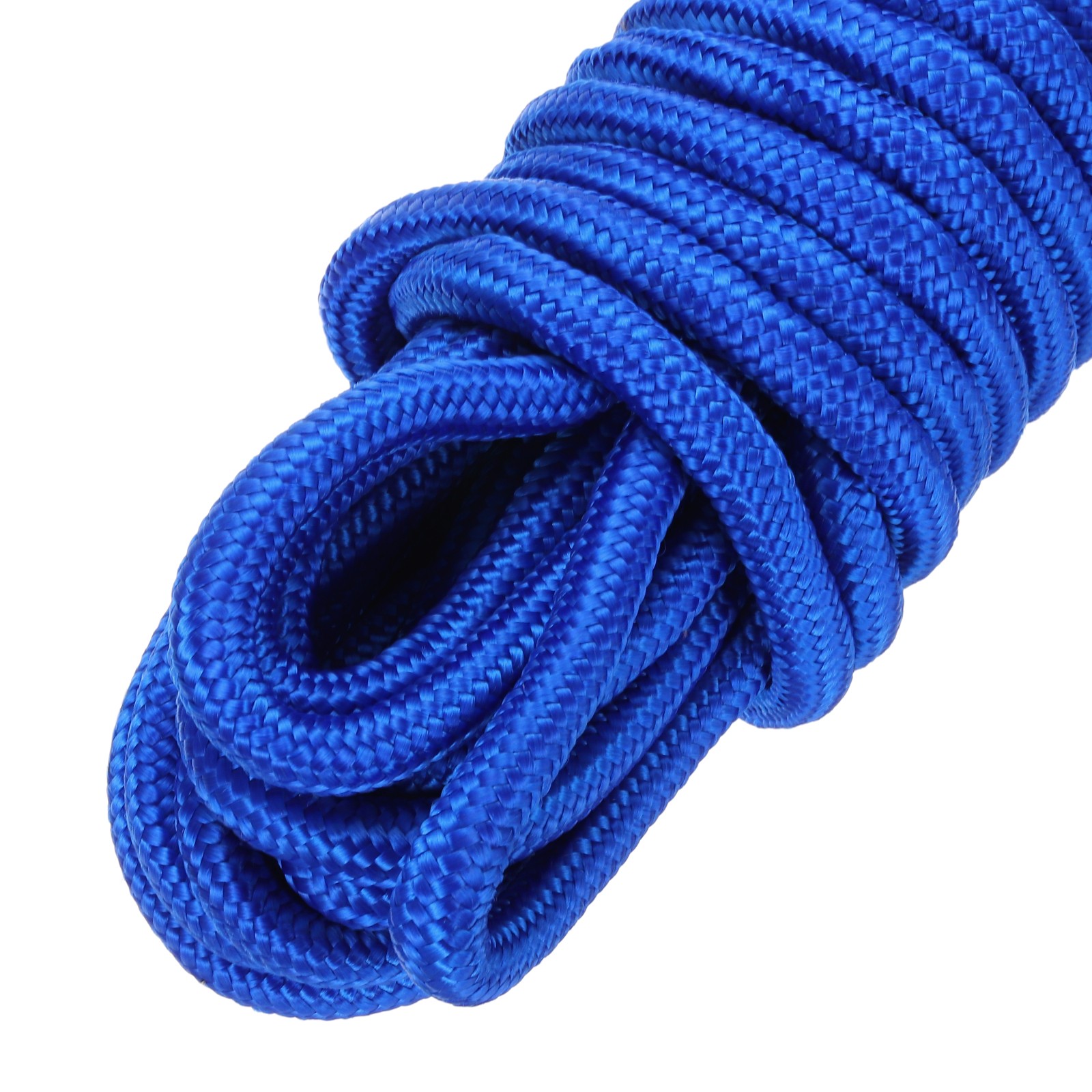 45M/147.7ft 3/8″ Blue Braided Polypropylene Rope for Indoor/Outdoor Use