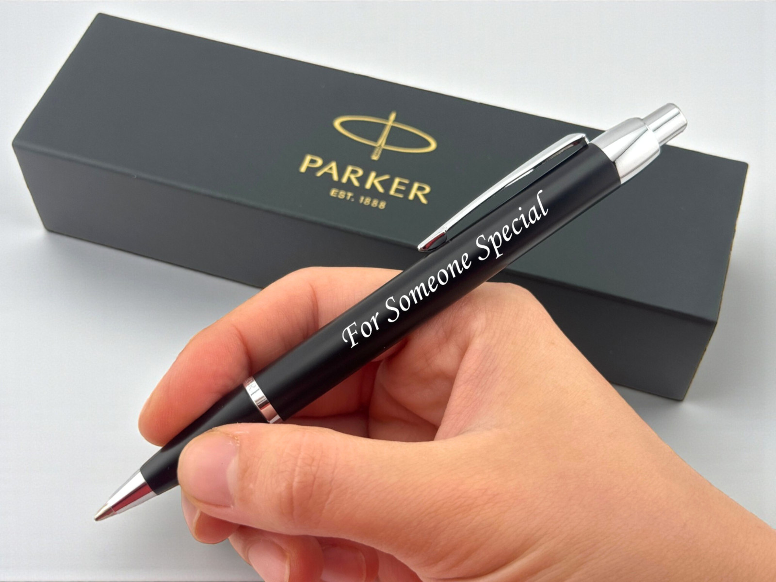 Personalized Bamboo Wood Ballpoint Pen Executive Custom Engraved Christmas Gift
